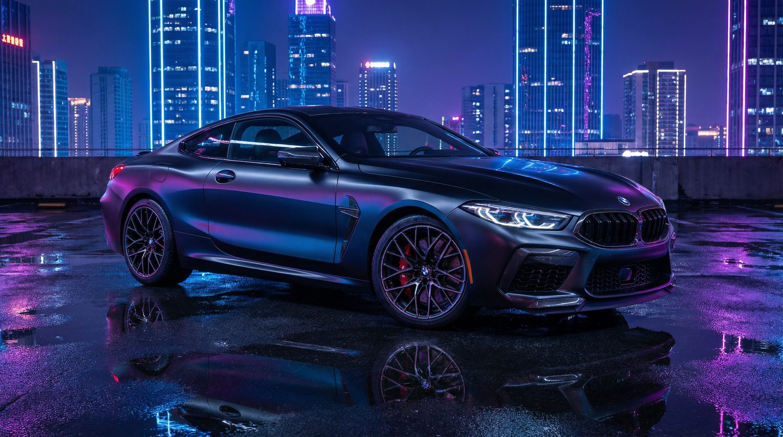 淘AV宝马M8夜景视频